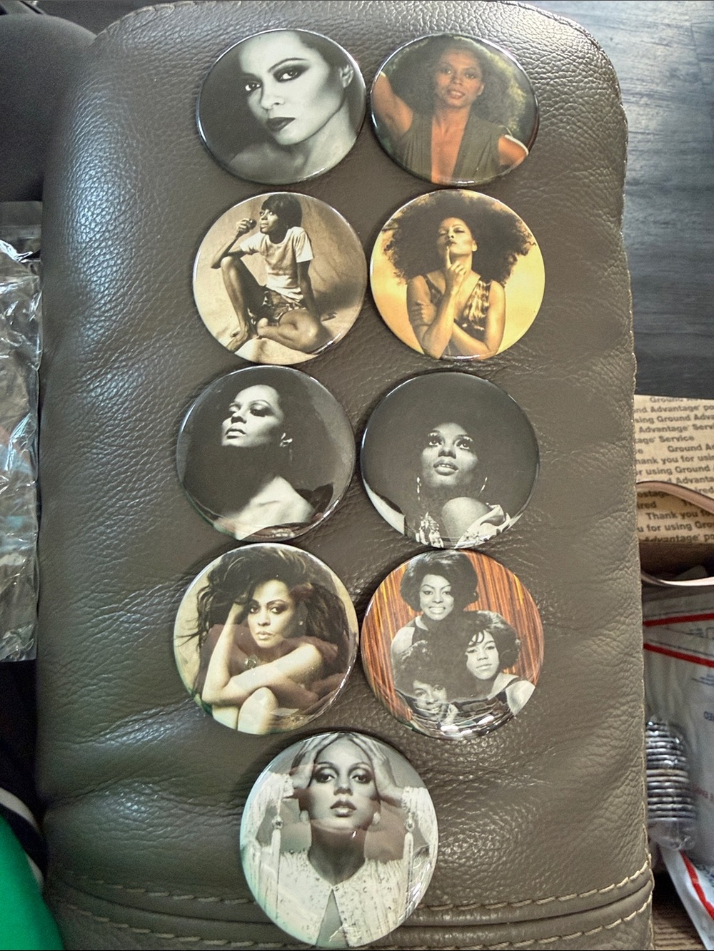 Diana Ross Collage Magnets - Set of 3